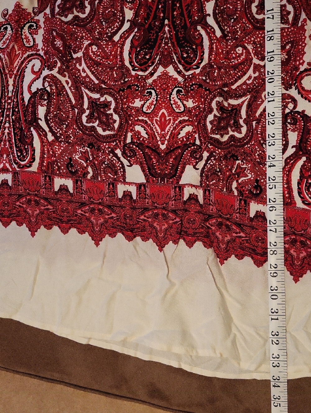 Indigo Rose Embroidery Lace Dress with Paisley Print Dress - Picture 6 of 6